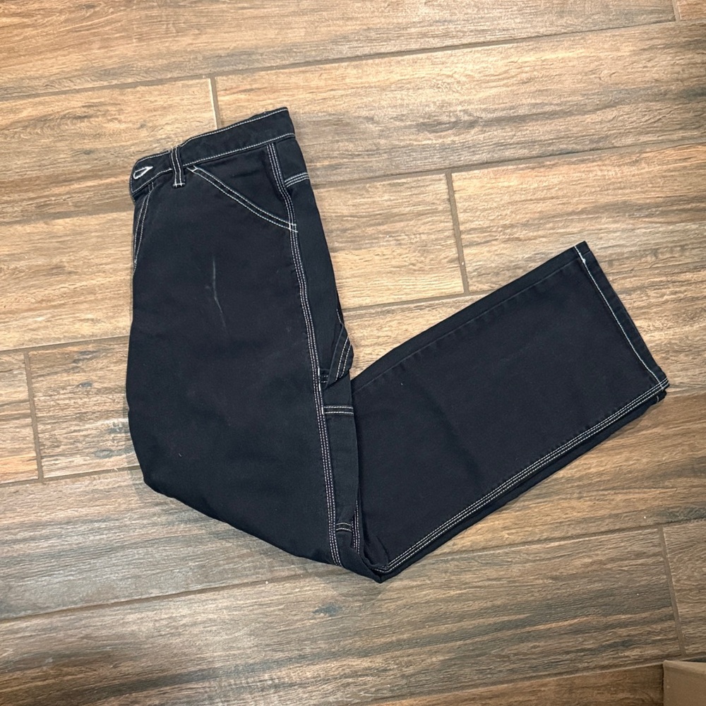 Dickies Women's Black Straight Leg Jeans